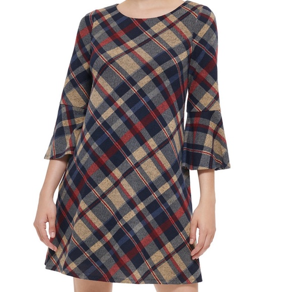 Jessica Howard Retro Inspired Plaid Swing Dress - Picture 2 of 4